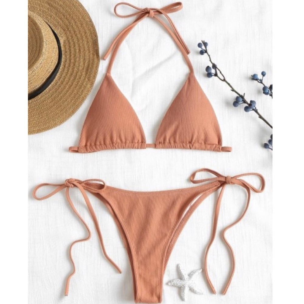 ZAFUL ribbed bikini